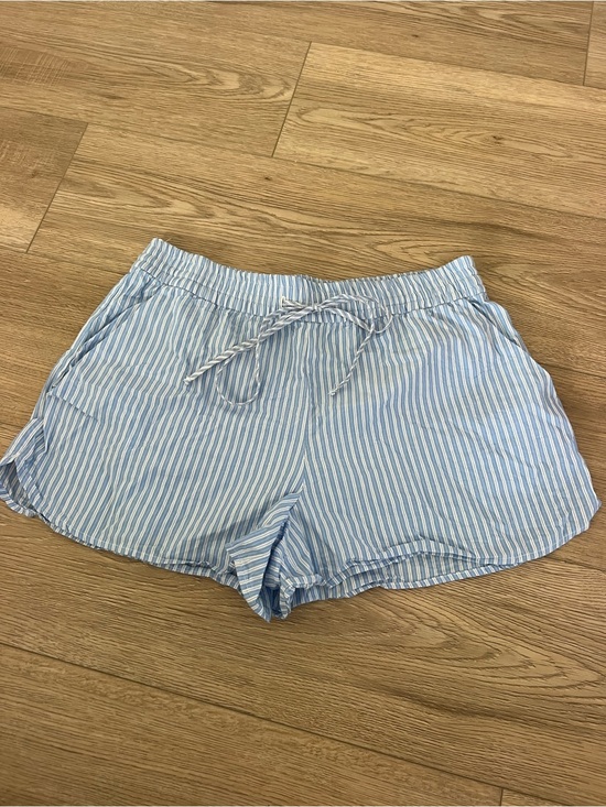 Zara Pants - Cotton Stripe Shorts